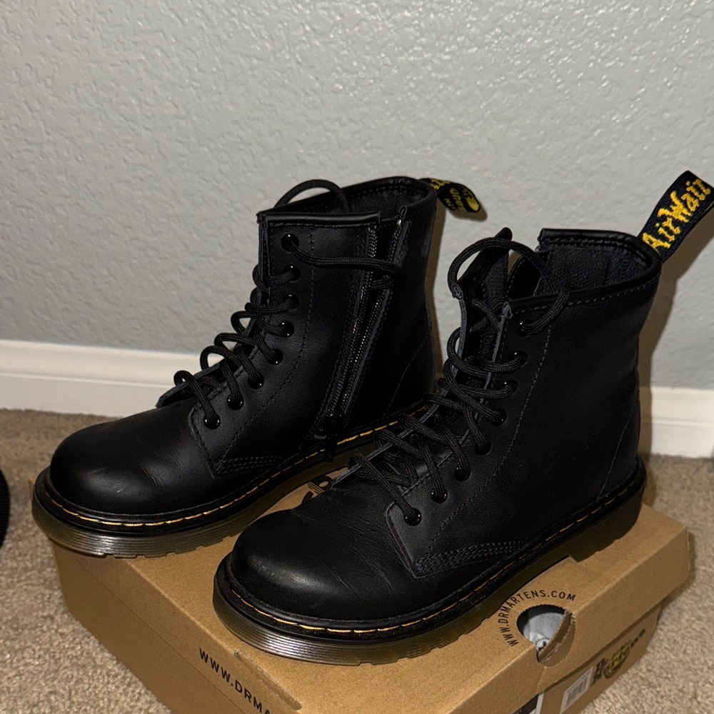Dr. Martens Black Lace-Up Boots